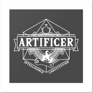 Artificer (White) Posters and Art